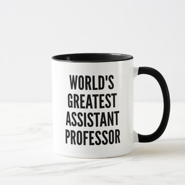 Caneca Professor Assistente do Mundo (Direita)