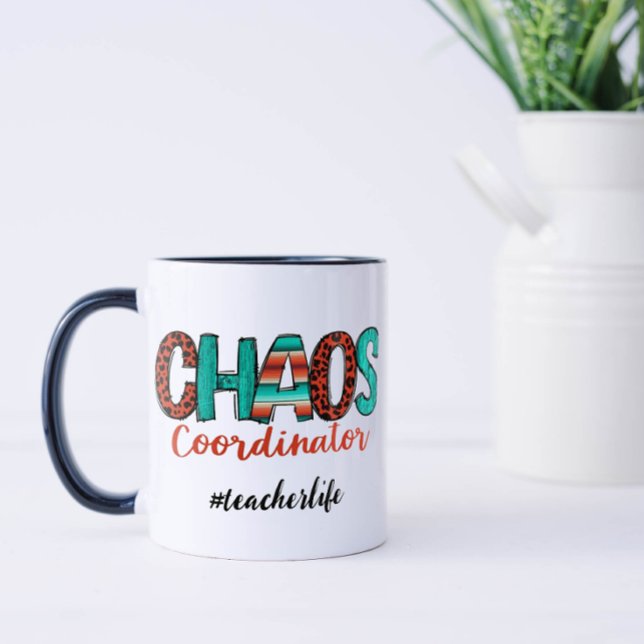 Caneca Professor Coordenador de Caos (Criador carregado)