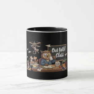 Caneca Professor Coruja Divertido Caos - Animais Capricho