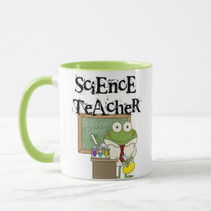 Caneca Professor de ciências do sapo