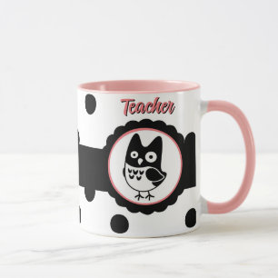 Caneca Professor de coruja personalizado Mug