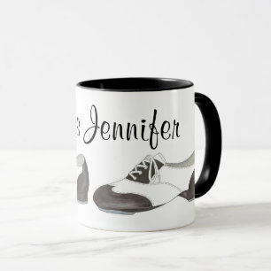 Caneca Professor de dança personalizada de dança de Calça