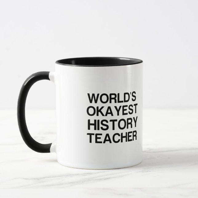 CANECA PROFESSOR DE HISTÓRIA MUNDIAL (Esquerda)