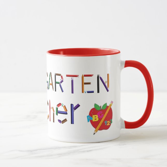 Caneca Professor de jardim de infância Mug (Direita)