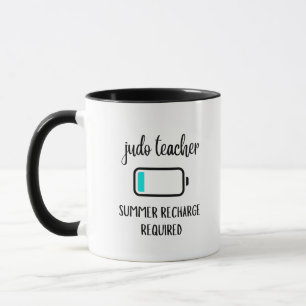 Caneca Professor de Judô Recarga de Verão - Artes Marciai