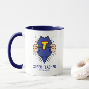 Caneca Professor de Super Herói legal