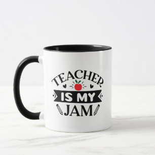 Caneca Professor é meu Jam Wordart