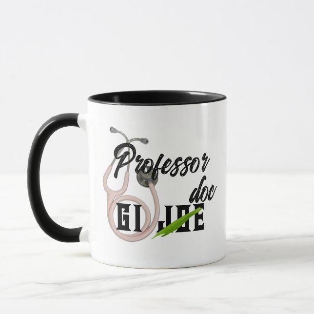 Caneca Professor GI Doc Cup Engraçado Gastroenterologista (Esquerda)