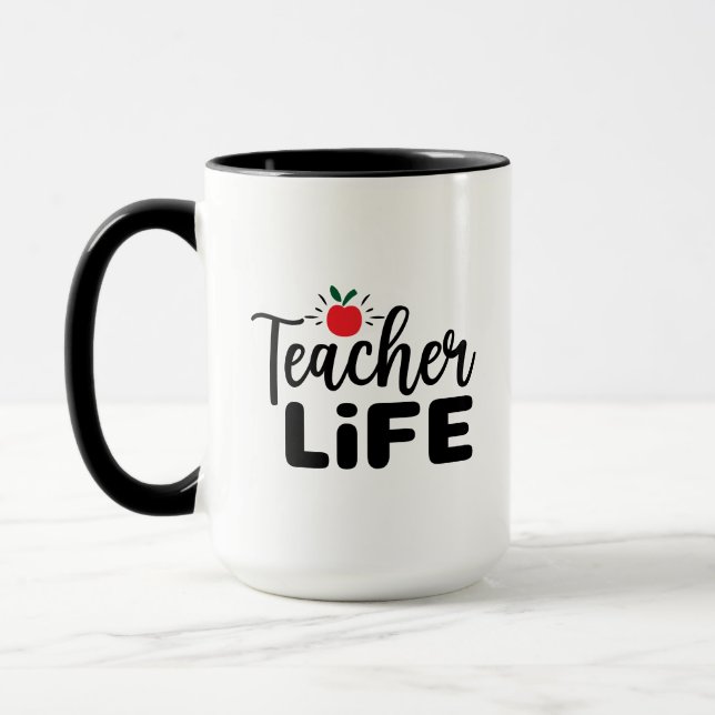Caneca Professor Life Wordart (Esquerda)