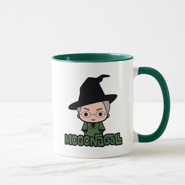 Caneca Professor McGonagall Personagem de desenho animado (Direita)