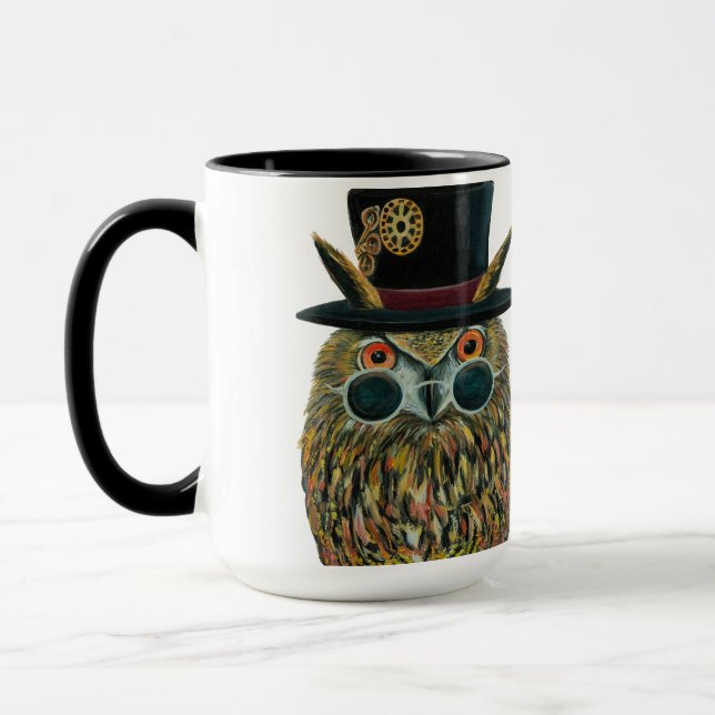 Caneca Professor Owl O Cientista Aviano Dapper (Esquerda)