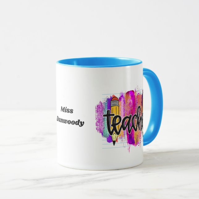 Caneca Professor Personalizado (Frente Esquerda)