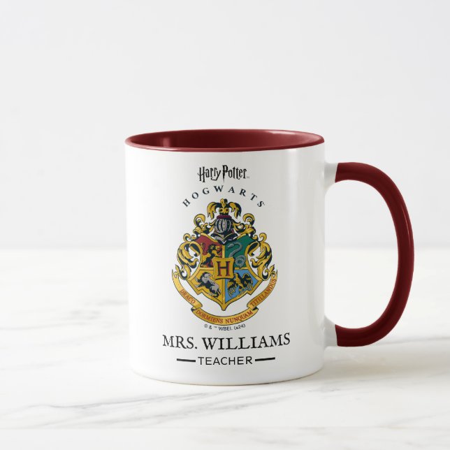 Caneca Professor Personalizado | Crachá HARRY POTTER™ (Direita)