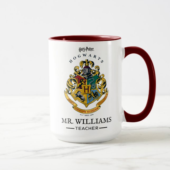 Caneca Professor Personalizado | Crachá HARRY POTTER™ (Direita)