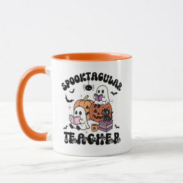 Caneca Professor Spooktacular Halloween - Fantasmas e Liv