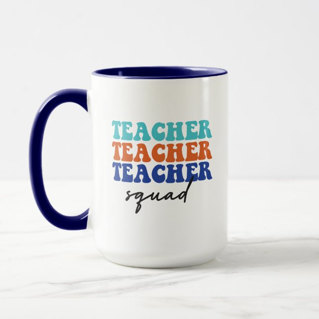 Caneca Professora Squad Wordart (Esquerda)
