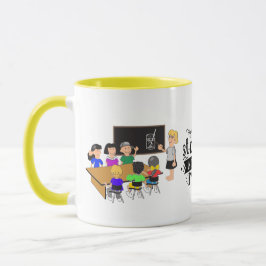 Caneca Professora Superheróis Meus Estudantes são a razão