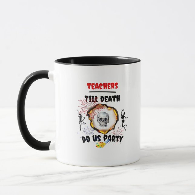 Caneca Professores - Até a morte nos faz clássicos do par (Esquerda)