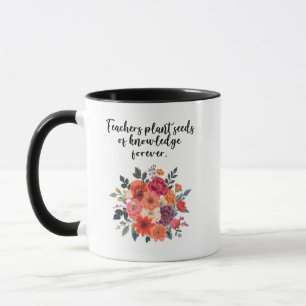 Caneca Professores Plantam Sementes de Conhecimento Para
