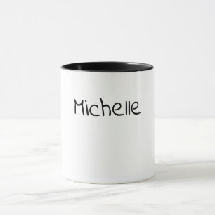 Caneca Profissional Minimalista Moderno Simples Nome Próp