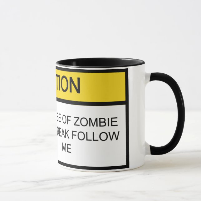 Caneca Programa da aniquilação do zombi (Direita)
