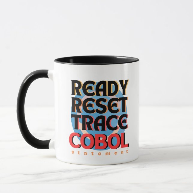 Caneca Programação Cobol Redefinir Rastro (Esquerda)