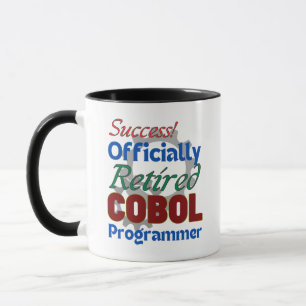 Caneca Programador COBOL Aposentado Compilando Alegria!