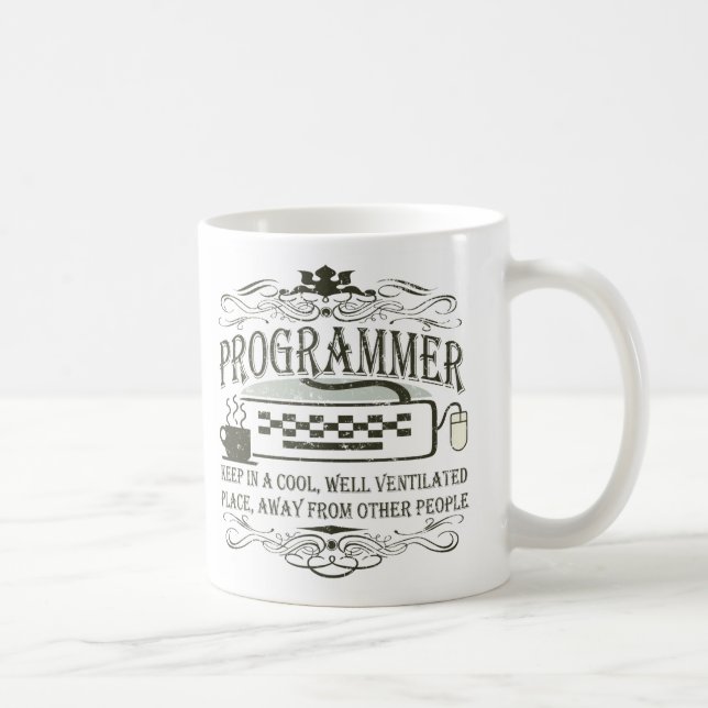 Caneca Programador engraçado (Direita)