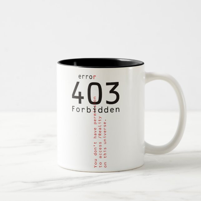 Caneca proibida 403 da realidade (Direita)