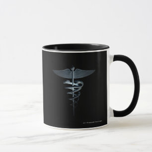 Caneca Projector em um caduceus médico