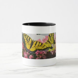 Caneca Projetado. Borboletas