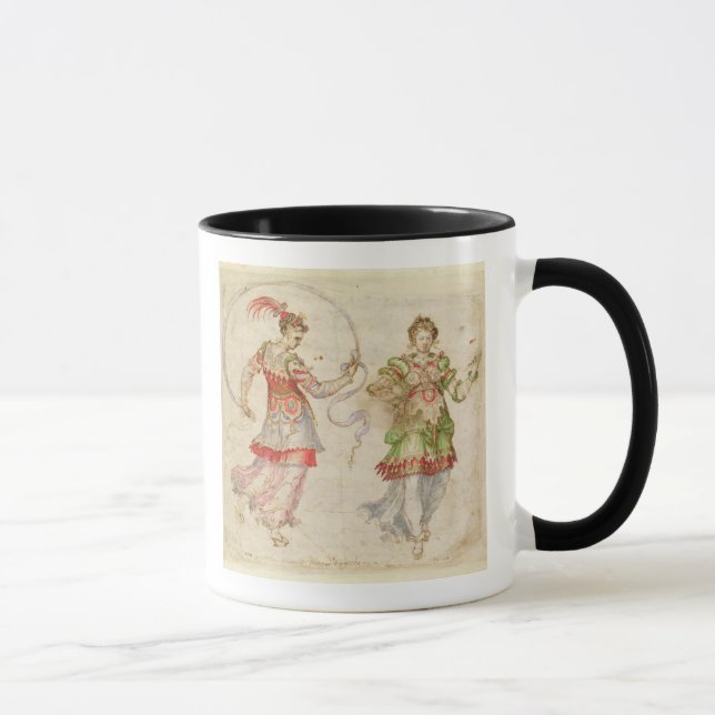 Caneca Projete para trajes, provavelmente no florentino (Direita)