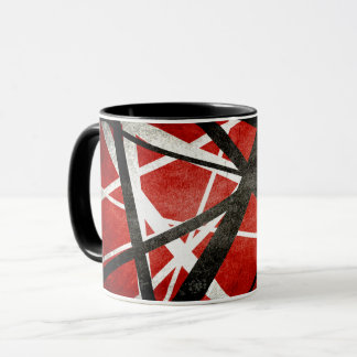 Caneca Projetista de abstrato de Rock Stripes