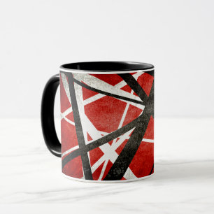 Caneca Projetista de abstrato de Rock Stripes