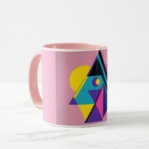 Caneca Projeto de Moradia Memphis Design