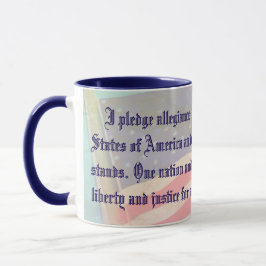 Caneca Promessa Americana de Lealdade ao Café Mug