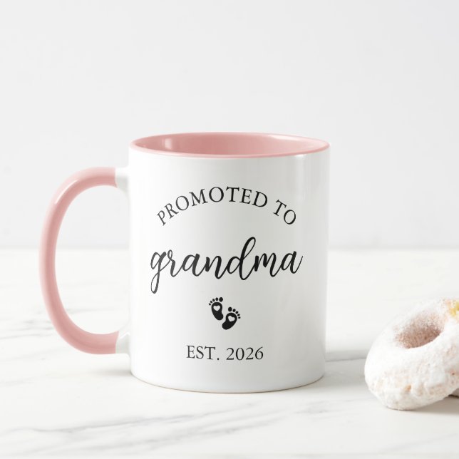 Caneca Promo Personalizada para a Vovó (Com Donut)
