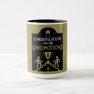 Caneca Promoção de Trabalho de parabéns