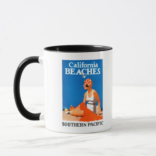 Caneca Promocional das praias da Califórnia (Esquerda)