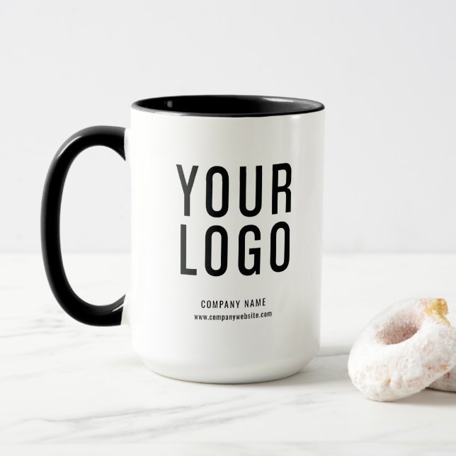 Caneca Promocional de logotipo comercial personalizado pr (Com Donut)