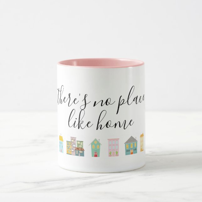 Caneca Promocional imobiliário não há lugar como casa (Centro)
