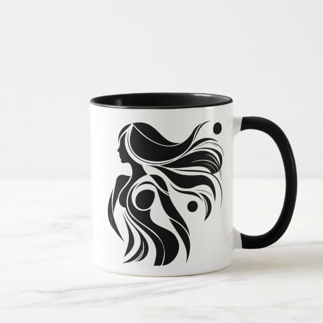 Caneca Promocional Simples Mug Logotipo Personalizado par (Direita)
