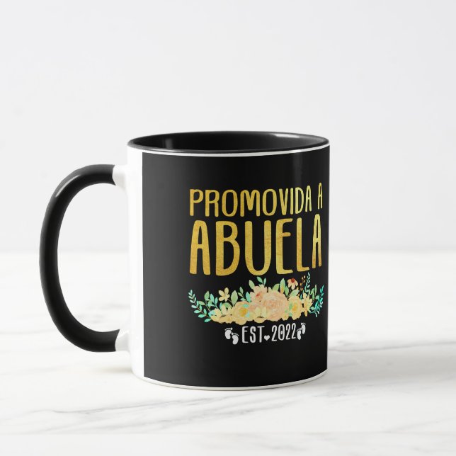 Caneca Promovida A Abuela 2022 Promovida à Vovó 2022 (Esquerda)