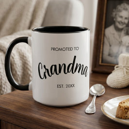 Caneca Promovida a Avó Revelação de Gravidez Presente par