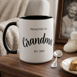 Caneca Promovida a Avó Revelação de Gravidez Presente par