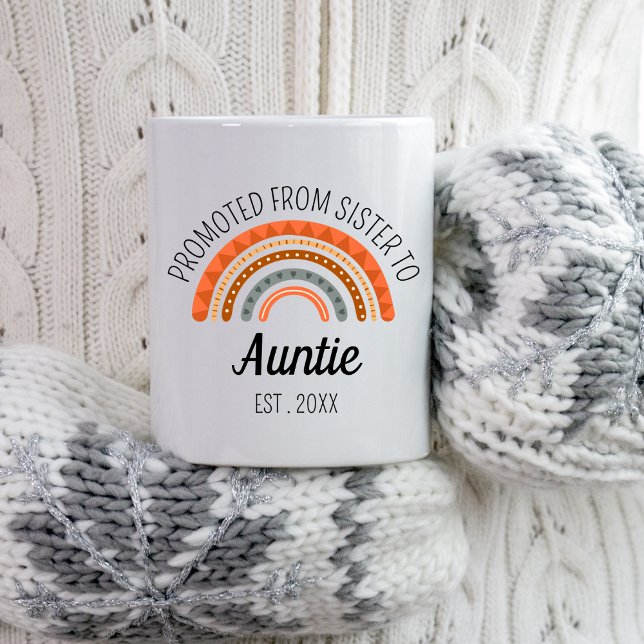 Caneca Promovida Da Irmã À Tia Da Nova Tia Do Ano 2024 (Criador carregado)