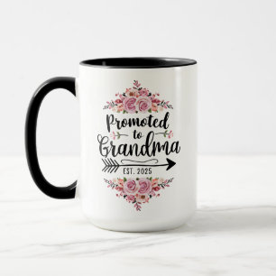 Caneca Promovida Para Avó 2025 Anúncio de Gravidez