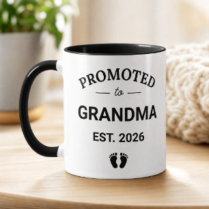 Caneca Promovida para Avó Est 2026 Nova Avó