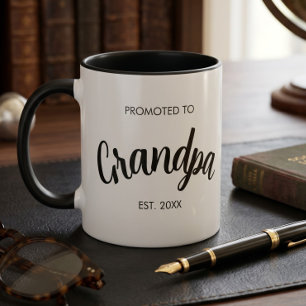 Caneca Promovido a Avô Revelação de Gravidez Presente par
