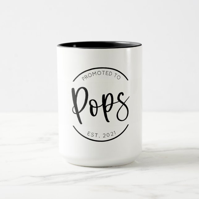 Caneca Promovido a Pop Novo Avô (Centro)